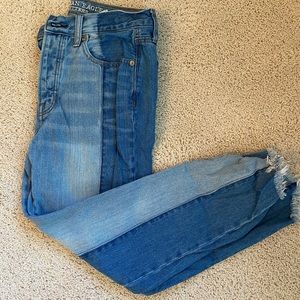 American Eagle two-toned jeans